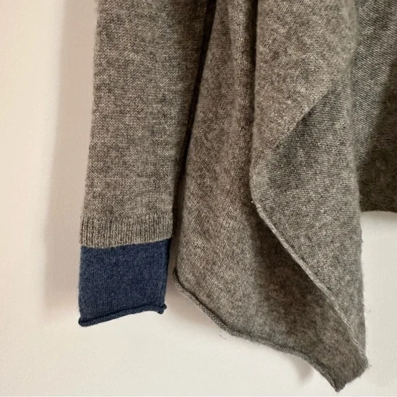 CASHMERE Open Front Cardigan - Picture 2 of 11